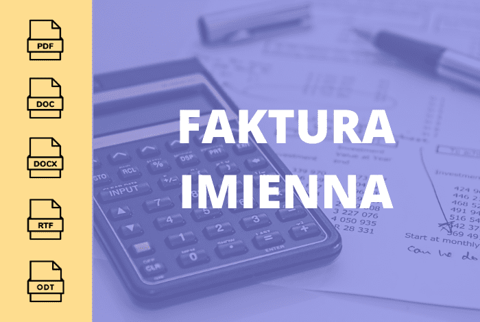 Faktura imienna