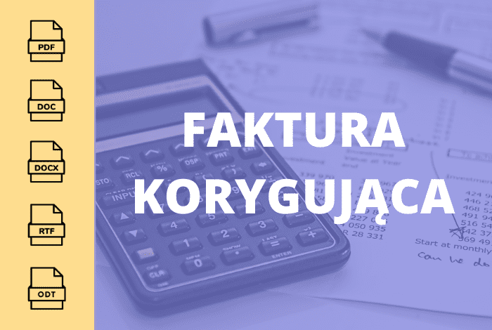 Faktura korygująca