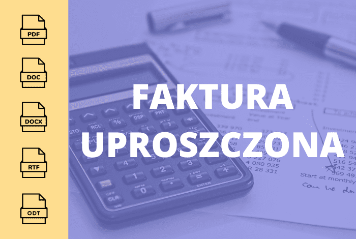 Faktura uproszczona