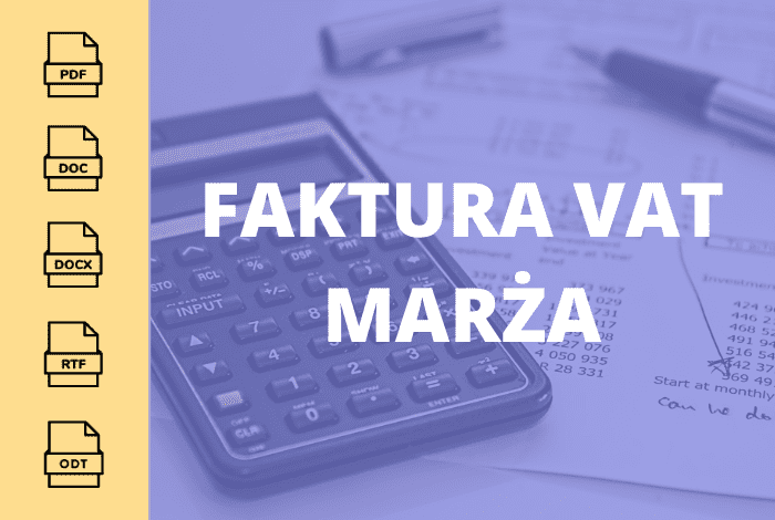 Faktura VAT marża