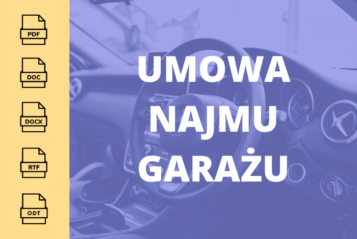 Umowa najmu garażu