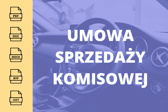 Umowa sprzedaży komisowej