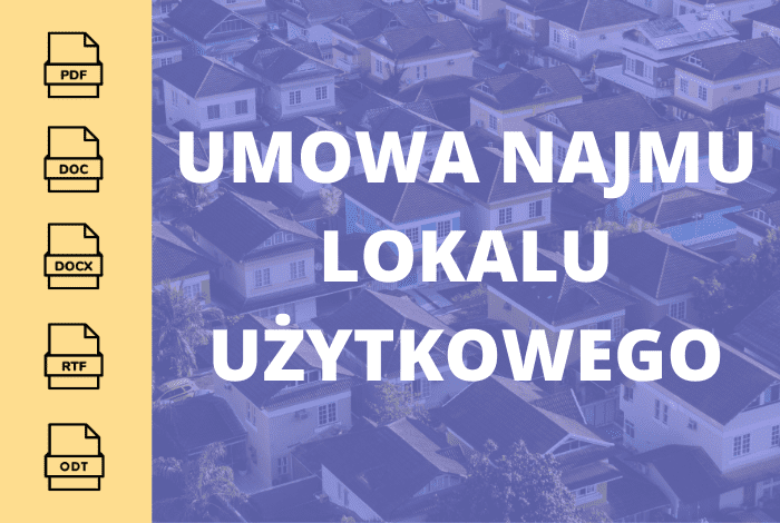 Umowa najmu lokalu użytkowego