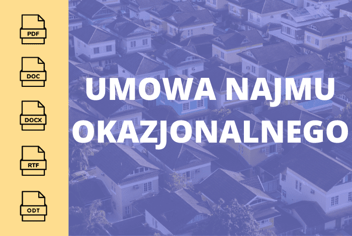 Umowa najmu okazjonalnego