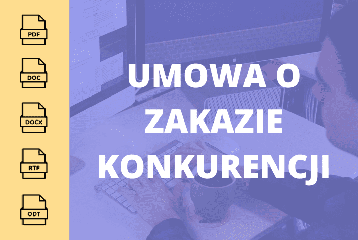 Umowa o zakazie konkurencji