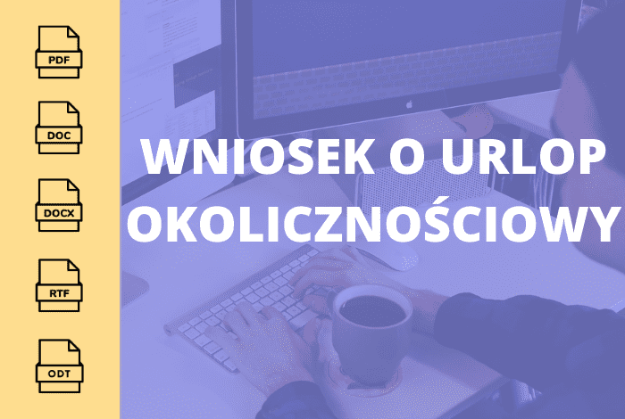 Wniosek o urlop okolicznościowy