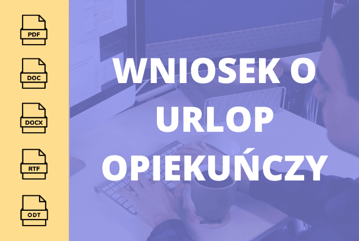 Wniosek o urlop opiekuńczy