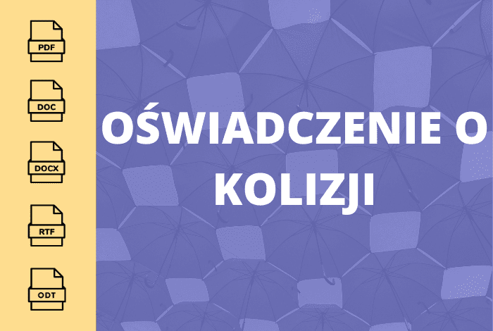 Oświadczenie o kolizji