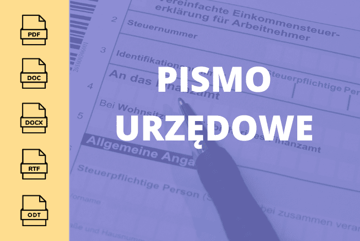 Pismo urzędowe